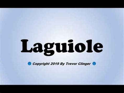 laguiole pronunciation